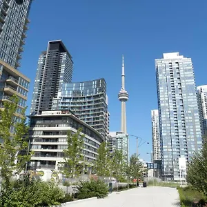  Apartment Stylish Downtown Near Cn Tower - Free Parking Canada